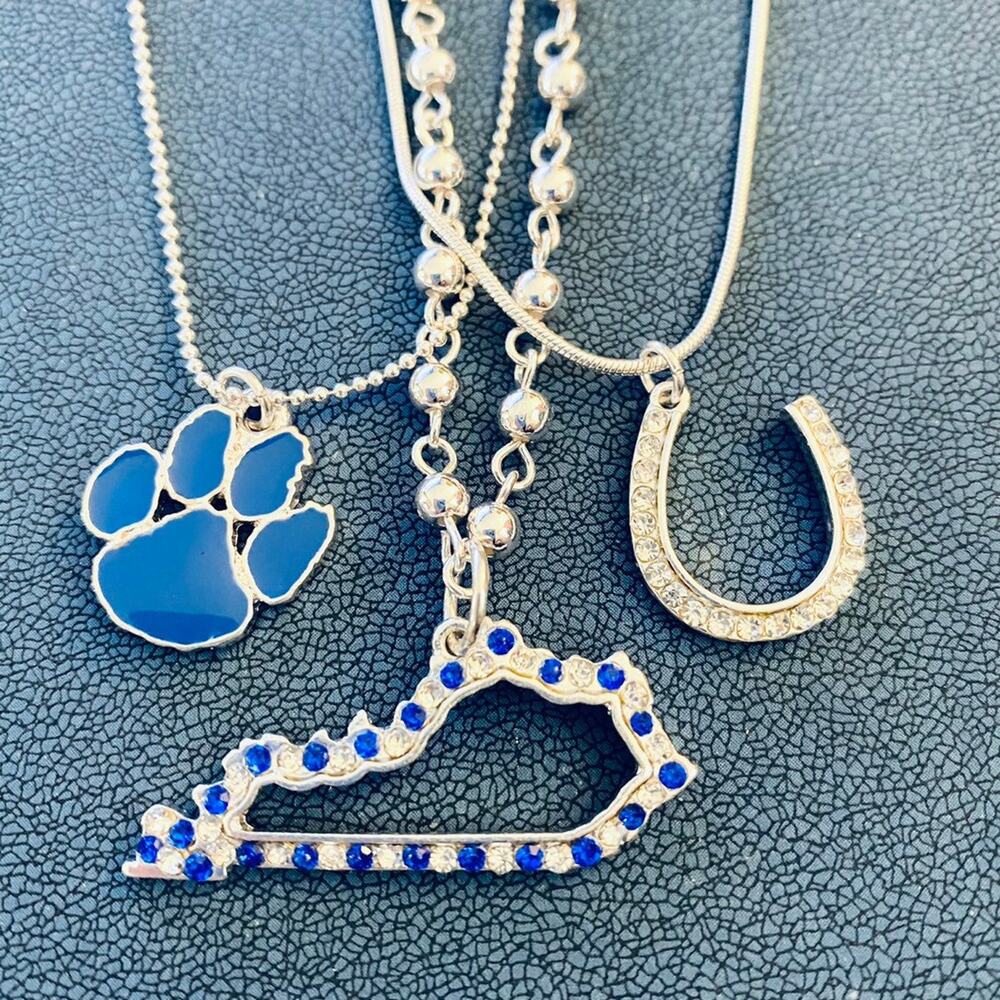 Kentucky Traditions Silver Trio Necklace by Seasons